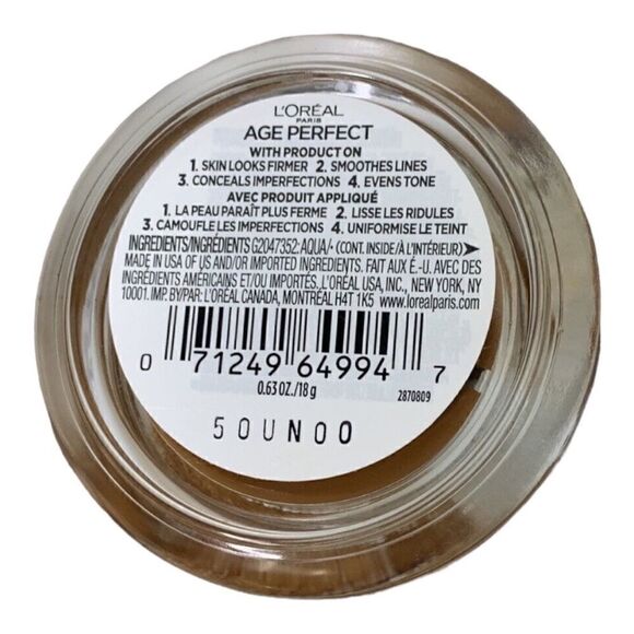 NWT Perfect 4-In-1 Foundation Balm L'Oreal Age Tinted 10 Deep - Picture 3 of 6